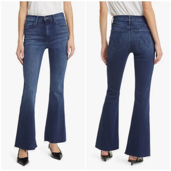 MOTHER The Weekender Fray Jeans Sz 28